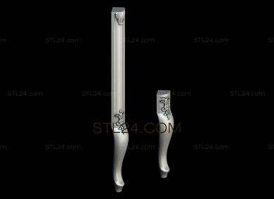 Ножки (NJ_0658) 3D модель для ЧПУ станка
